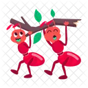 Ant Cartoon Ant Stickers Cute Ants Icon