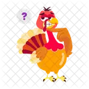 Turkey Cartoon Turkey Stickers Cute Turkey Icon