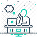 Thinking Thinker Brooding Icon