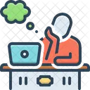 Thinking Thinker Brooding Icon