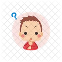 Boy Thinking Question Icon