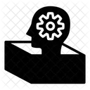 Thinking Out Of The Box Thinking Idea Icon
