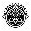 Third Eye Masonic Freemasonry Icon