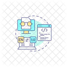 Third-generation programming language Icon - Download in Rounded Style