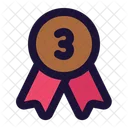 Third Badge Medal Icon