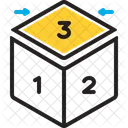 Third Dice Number Icon