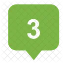 Three Place Map Icon