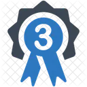 Third place badge Icon