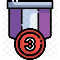 Third Place Medal  Icon