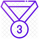 Third Place Medal  Icon