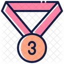 Third Place Medal  Icon