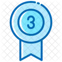 Third Place Ribbon  Icon
