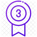 Third Place Ribbon  Icon
