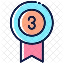Third Place Ribbon  Icon