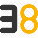 Thirty eight  Symbol