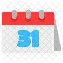 Thirty One Date Thirty One Schedule Icon