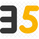 Thirty five  Symbol