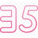 Thirty five  Symbol