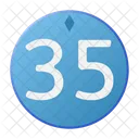 Thirty Five Coin Crystal Icon