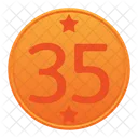 Thirty five  Icon