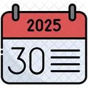 Thirty Calendar Time Icon