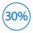 Thirty Percent Discount Icon