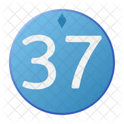 Thirty seven  Icon