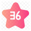 Thirty Six Shapes And Symbols Numeric Icon