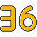 Thirty six  Icon