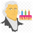 Thomas Jefferson Birthday Icon