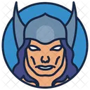 Thor Warrior Superhero Icon