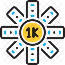 Thousand Mile Number Icon