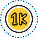 Thousand Mile Number Icon