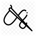 Threaded Needle  Icon