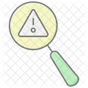 Threat Detection Lineal Color Icon Icon