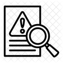 Threat Detection Cybersecurity Network Security Icon