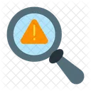 Threat Detection Cybersecurity Network Security Icon