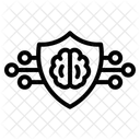 Threat Intelligence Encryption Cyber Security Icon