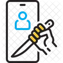 Threaten Intimidate Blank Call Icon