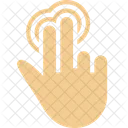 Three Fingers Double Icon