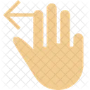 Three Fingers Swipe Icon