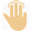 Three Fingers Tap Icon