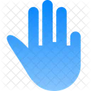 Three Fingers Action Icon