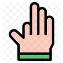 Three Hand Hands And Gestures Icon