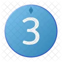 Three Coin Crystal Icon