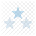 Three Stars Rating Icon