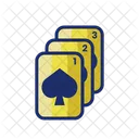 Three Card Poker Playing Card Three Icon