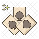 Three Card Poker Playing Card Three Icon