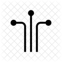 Three Circuit Ai Line Three Circuit Icon