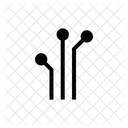 Three Circuit Ai Line Three Circuit Icon
